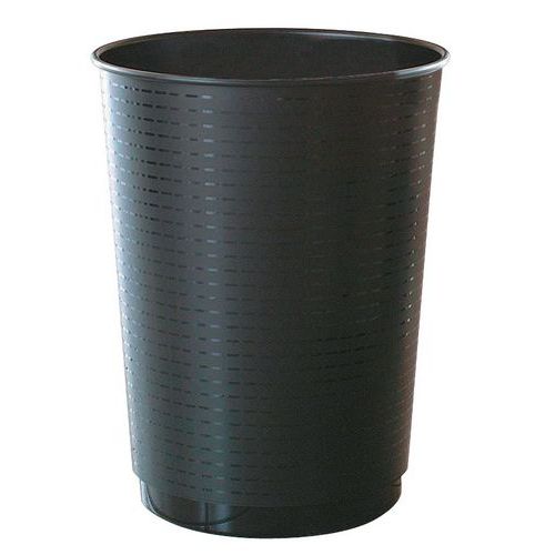 Plastikowy kosz na śmieci CEP Strips, pojemność 40 l