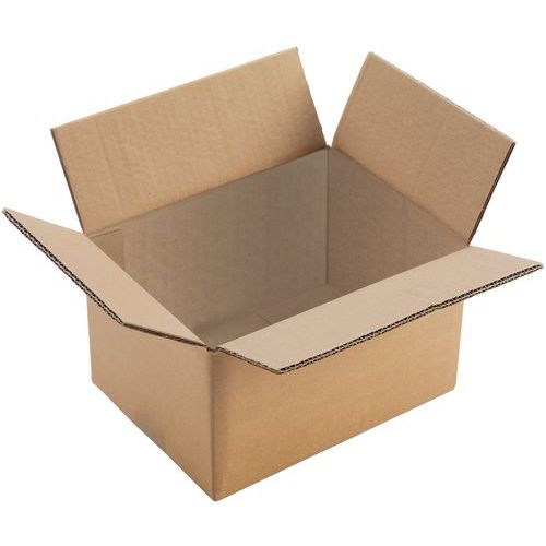 Pudła kartonowe z tektury pochodzącej z recyklingu, 12 - 539 l - Pudełka kartonowe z tektury pochodzącej z recyklingu, 200 x 200 x 300 mm, 12 l, 20 sz