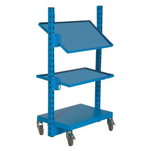 Stojak mobilny na materiały Sofame, 3 poziomy