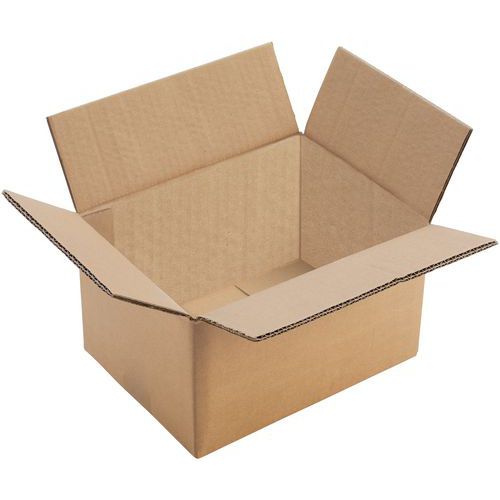 Pudła kartonowe z tektury pochodzącej z recyklingu, 12 - 539 l - Pudła kartonowe z tektury makulaturowej, 165 x 260 x 350 mm, 15 l, 20 szt.