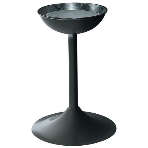 Metalowa popielniczka - Metalowa popielniczka wys.: 72 cm kolor: czarny