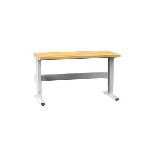 Stoły ERGO regulowane skokowo, 1500 x 700 x 770 (1170) mm, MULTIPLEX - Stół ERGO regulowany skokowo, 1500 x 700 x 770 (1170) mm, MULTIPLEX, szary