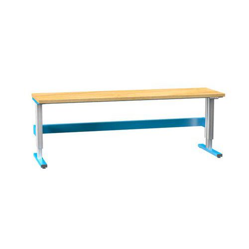 Stoły ERGO regulowane elektrycznie, 2500 x 700 x 770 (1170) mm, MULTIPLEX - Stół ERGO regulowany elektrycznie, 2500 x 700 x 770 (1170) mm, MULTIPLEX, 