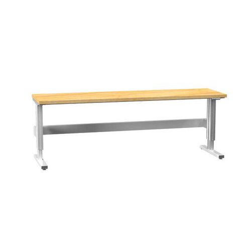 Stoły ERGO regulowane elektrycznie, 2500 x 700 x 770 (1170) mm, MULTIPLEX - Stół ERGO regulowany elektrycznie, 2500 x 700 x 770 (1170) mm, MULTIPLEX, 