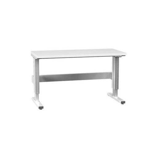 Stoły ERGO regulowane elektrycznie, 1500 x 700 x 770 (1170) mm, LAMINO - Stół ERGO regulowany elektrycznie, 1500 x 700 x 770 (1170) mm, LAMINO, szary