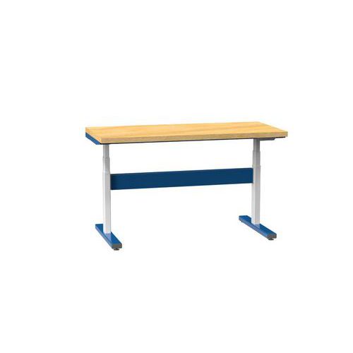 Stoły ERGO regulowane elektrycznie, 1500 x 700 x 660 (1100) mm, MULTIPLEX - Stół ERGO regulowany elektrycznie, 1500 x 700 x 660 (1100) mm, MULTIPLEX, 