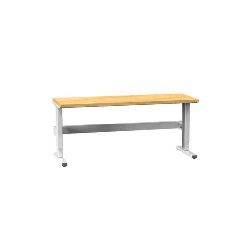 Stoły ERGO regulowane skokowo, 2000 x 700 x 770 (1170) mm, MULTIPLEX - Stół ERGO regulowany skokowo, 2000 x 700 x 770 (1170) mm, MULTIPLEX, szary