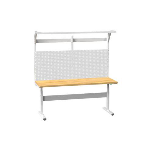 Stoły ERGO regulowane elektrycznie z przedłużeniem, 2000 x 700 x 660 (1100) mm, MULTIPLEX - Stół ERGO regulowany elektrycznie z przedłużeniem, 2000 x 