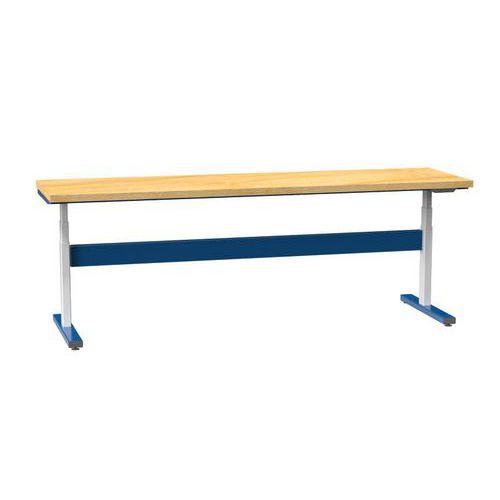 Stoły ERGO regulowane elektrycznie, 2500 x 700 x 660 (1100) mm, MULTIPLEX - Stół ERGO regulowany elektrycznie, 2500 x 700 x 660 (1100) mm, MULTIPLEX, 