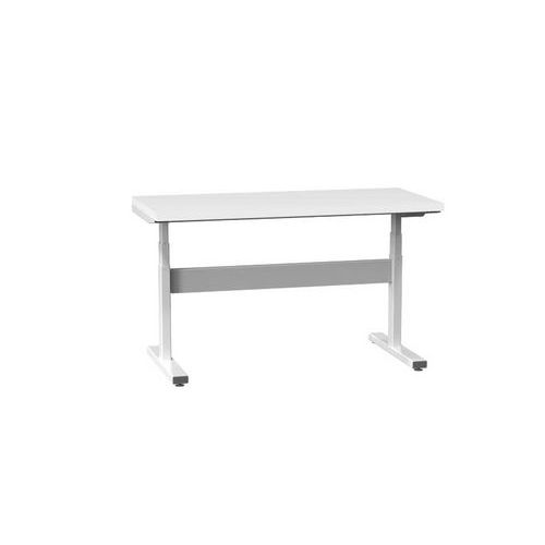 Stoły ERGO regulowane elektrycznie, 1500 x 700 x 660 (1100) mm, LAMINO - Stół ERGO regulowany elektrycznie, 1500 x 700 x 660 (1100) mm, LAMINO, szary