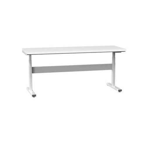 Stoły ERGO regulowane elektrycznie, 2000 x 700 x 660 (1100) mm, LAMINO - Stół ERGO regulowany elektrycznie, 2000 x 700 x 660 (1100) mm, LAMINO, szary