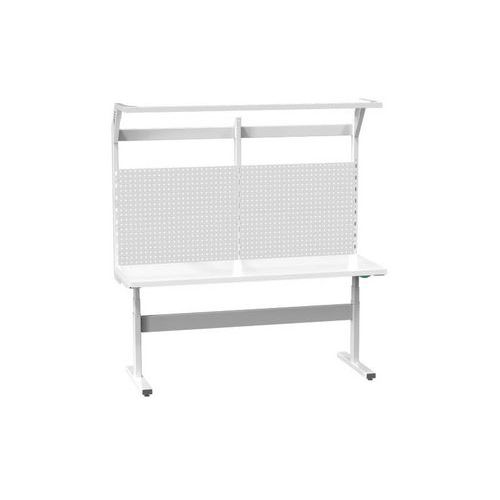 Stoły ERGO regulowane elektrycznie z przedłużeniem, 2000 x 700 x 660 (1100) mm, LAMINO - Stół ERGO regulowany elektrycznie z przedłużeniem, 2000 x 700