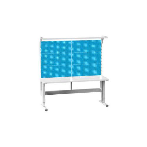 Stoły ERGO regulowane skokowo z przedłużeniem, 2000 x 700 x 770 (1170) mm, LAMINO - Stół ERGO regulowany skokowo z przedłużeniem, 2000 x 700 x 770 (11
