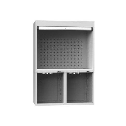 Stanowisko inspekcyjne, 1462 x 753 x 2219 mm - Stanowisko robocze sterujące, 1462 x 753 x 2219 mm, szare