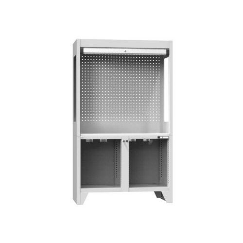 Stanowisko robocze inspekcyjne, 1200 x 600 x 2030 mm - Stanowisko inspekcyjne, 1200 x 600 x 2030 mm, szare