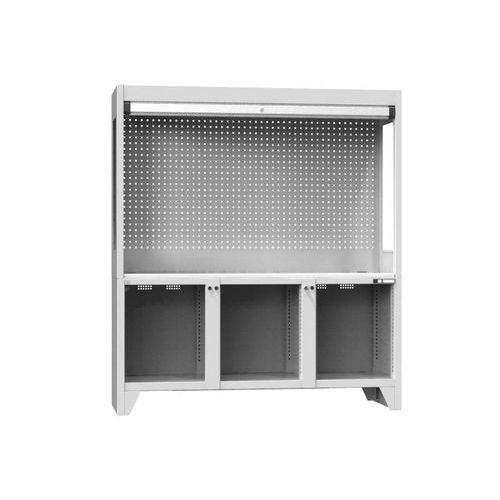 Stanowisko robocze inspekcyjne, 1800 x 800 x 2030 mm - Stanowisko inspekcyjne, 1800 x 800 x 2030 mm, szare
