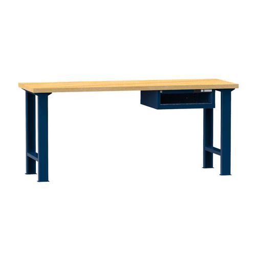 Stoły warsztatowe KOMBI PM4820, 2000 x 800 x 880 mm, MULTIPLEX - Stół warsztatowy KOMBI PM4820, 2000 x 800 x 880 mm, MULTIPLEX, granatowy