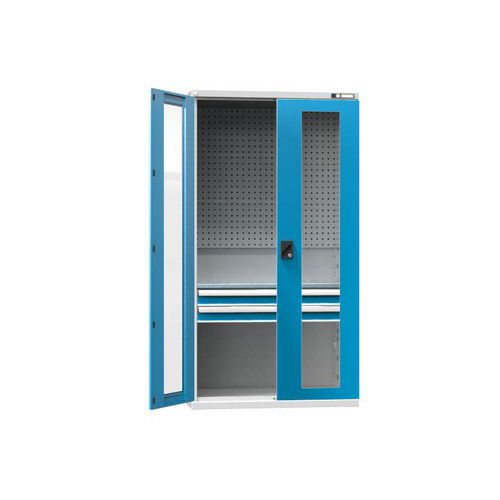 Szafki narzędziowe SK1-003S, 1044 x 625 x 1950 mm - Szafka narzędziowa SK1-003S, 1044 x 625 x 1950 mm, szaro-niebieska