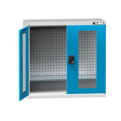 Szafki narzędziowe SK2-004S, 1044 x 405 x 1000 mm - Szafka narzędziowa SK2-004S, 1044 x 405 x 1000 mm, szaro-niebieska