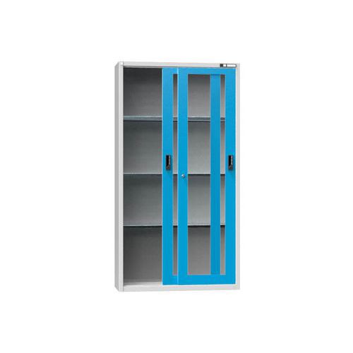 Szafki narzędziowe SP1-001S, 1044 x 405 x 1950 mm - Szafka narzędziowa SP1-001S, 1044 x 405 x 1950 mm, szaro-niebieska