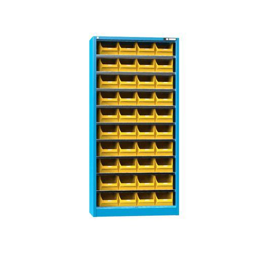 Szafki z pudełkami UK1-B1, 950 x 400 x 1950 mm - Szafka ze skrzynkami UK1-B1, 950 x 400 x 1950 mm, niebieska