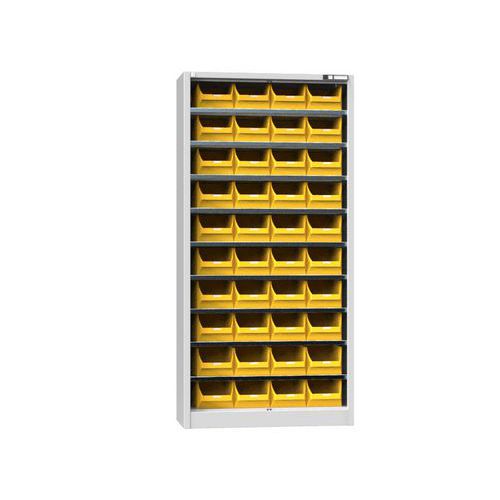Szafki z pudełkami UK1-B1, 950 x 400 x 1950 mm - Szafka z pudełkami UK1-B1, 950 x 400 x 1950 mm, szara