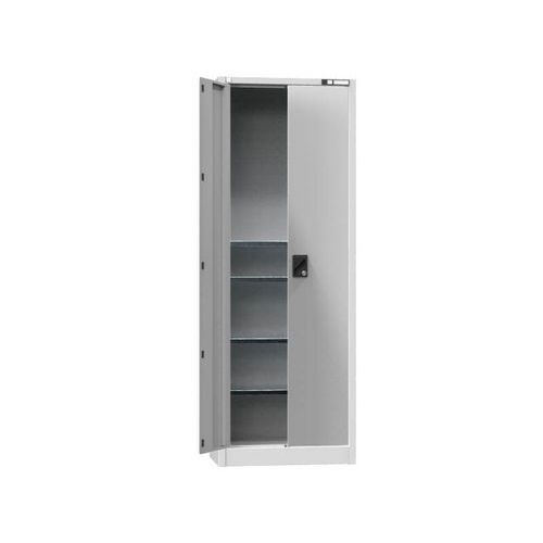 Uniwersalne szafki metalowe UK2, 1950 x 700 x 400 mm, 4 półki, szare - Uniwersalna szafka metalowa UK2, 1950 x 700 x 400 mm, 4 półki, szara/szara