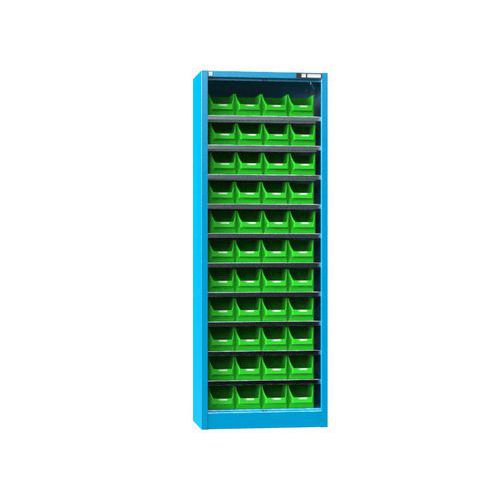 Szafki z pudełkami UK2-B1, 700 x 400 x 1950 mm - Szafka ze skrzynkami UK2-B1, 700 x 400 x 1950 mm, niebieska