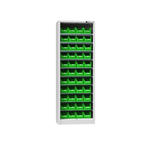 Szafki z pudełkami UK2-B1, 700 x 400 x 1950 mm - Szafka z pudełkami UK2-B1, 700 x 400 x 1950 mm, szara