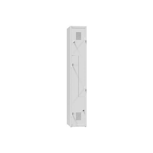 Szafy metalowe Z 2-drzwiowe, 300 x 500 x 1850 mm - Szafa metalowa Z 2-drzwiowa, 300 x 500 x 1850 mm, szaro-szara