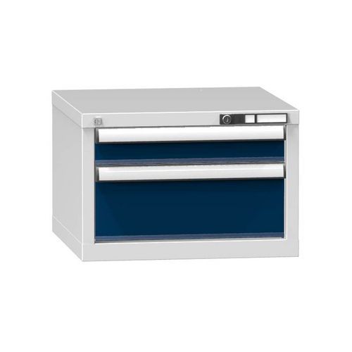 Szafki szufladowe ZA2, 578 x 600 x 390 mm - Szafka szufladowa ZA2, 578 x 600 x 390 mm, szaro-ciemnoniebieska
