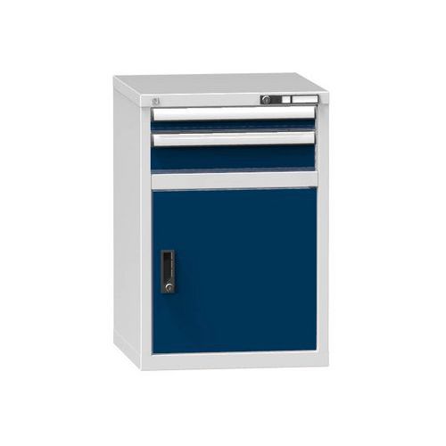 Szafki szufladowe ZA2, 578 x 600 x 840 mm - Szafka szufladowa ZA2, 578 x 600 x 840 mm, szaro-ciemnoniebieska