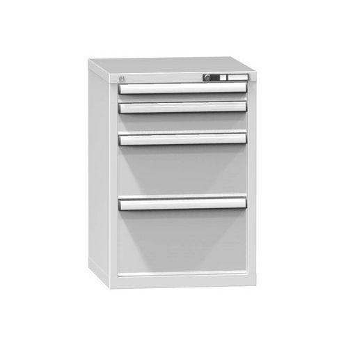 Szafki szufladowe ZA4, 578 x 600 x 840 mm - Szafka szufladowa ZA4, 578 x 600 x 840 mm, szaro-szara