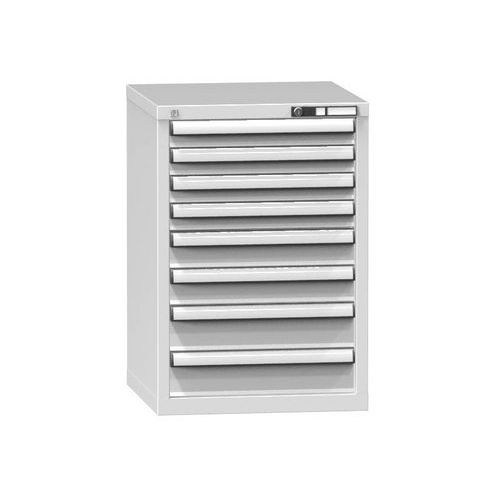 Szafki szufladowe ZA8, 578 x 600 x 840 mm - Szafka szufladowa ZA8, 578 x 600 x 840 mm, szaro-szara