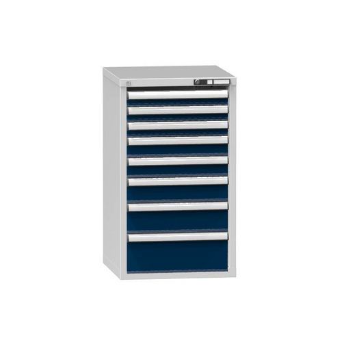 Szafki szufladowe ZA5, 578 x 600 x 990 mm - Szafka szufladowa ZA5, 578 x 600 x 990 mm, szaro-ciemnoniebieska