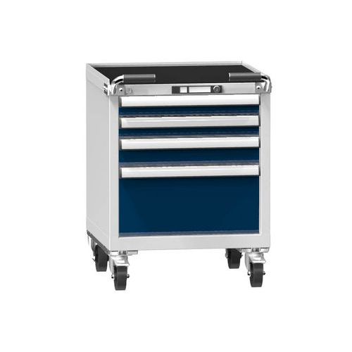 Wózki warsztatowe ZAM59-2, 27x27D, 578 x 600 x 785 mm - Wózek warsztatowy ZAM59-2, 27x27D, 578 x 600 x 785 mm, szaro-ciemnoniebieski