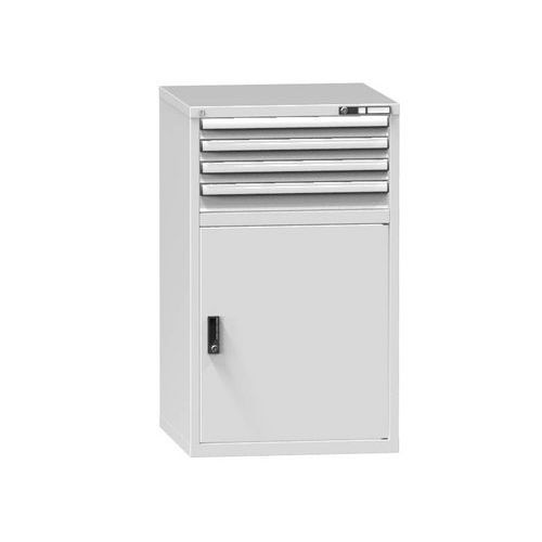 Szafki szufladowe ZB1, 731 x 753 x 1215 mm - Szafka szufladowa ZB1, 731 x 753 x 1215 mm, szaro-szara