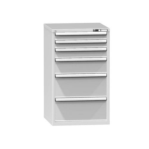 Szafki szufladowe ZB5, 731 x 753 x 1215 mm - Szafka szufladowa ZB5, 731 x 753 x 1215 mm, szaro-szara