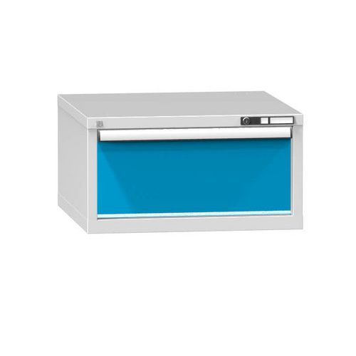 Szafki szufladowe ZB1, 731 x 753 x 390 mm - Szafka szufladowa ZB1, 731 x 753 x 390 mm, szaro-niebieska