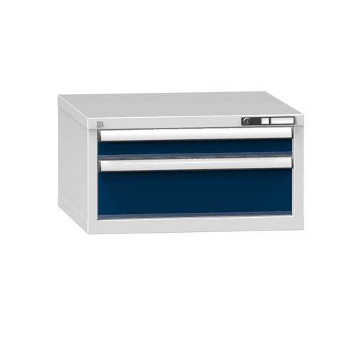 Szafki szufladowe ZB2, 731 x 753 x 390 mm - Szafka szufladowa ZB2, 731 x 753 x 390 mm, szaro-ciemnoniebieska