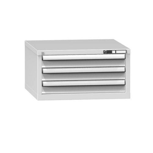 Szafki szufladowe ZB3, 731 x 753 x 390 mm - Szafka szufladowa ZB3, 731 x 753 x 390 mm, szaro-szara