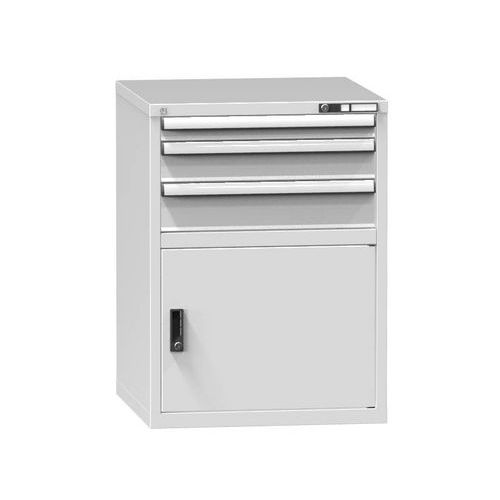 Szafki szufladowe ZB2, 731 x 753 x 990 mm - Szafka szufladowa ZB2, 731 x 753 x 990 mm, szaro-szara