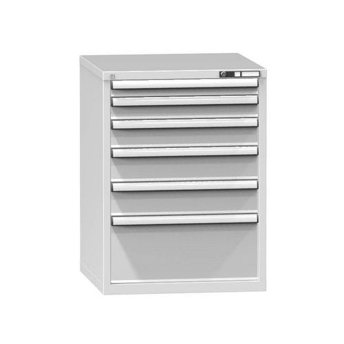 Szafki szufladowe ZB4, 731 x 753 x 990 mm - Szafka szufladowa ZB4, 731 x 753 x 990 mm, szaro-szara