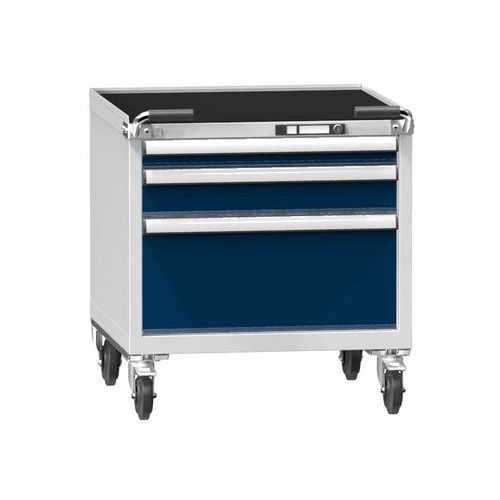 Wózki warsztatowe ZBM59-1, 36x36D, 731 x 753 x 810 mm - Wózek warsztatowy ZBM59-1, 36x36D, 731 x 753 x 810 mm, szaro-ciemnoniebieski