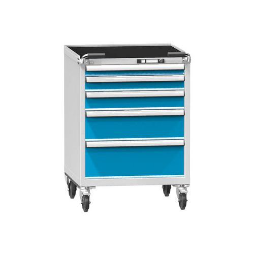 Wózki warsztatowe ZBM84-1, 36x36D, 731 x 753 x 810 mm - Wózek warsztatowy ZBM84-1, 36x36D, 731 x 753 x 810 mm, szaro-niebieski