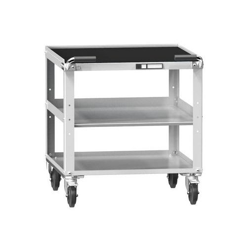 Wózki warsztatowe ZB, 810 x 731 x 753 mm, 3 półki - Wózek warsztatowy ZB, 810 x 731 x 753 mm, 3 półki, szary