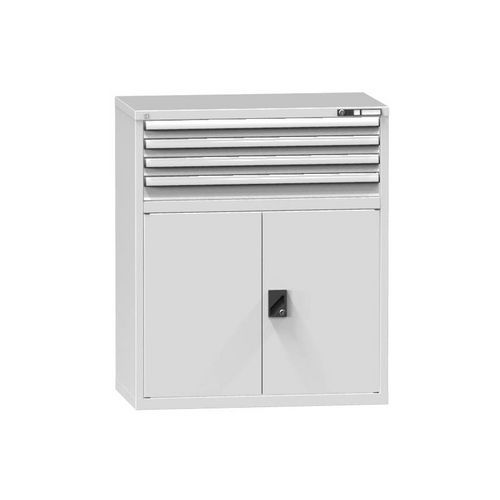 Szafki szufladowe ZC1, 1037 x 600 x 1215 mm - Szafka szufladowa ZC1, 1037 x 600 x 1215 mm, szaro-szara