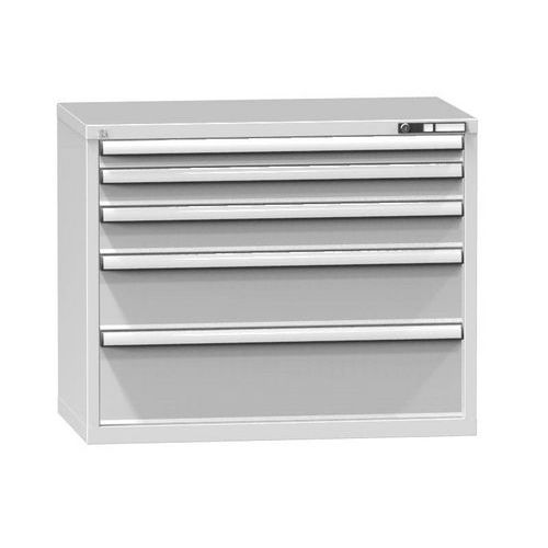 Szafki szufladowe ZC5, 1037 x 600 x 840 mm - Szafka szufladowa ZC5, 1037 x 600 x 840 mm, szaro-szara
