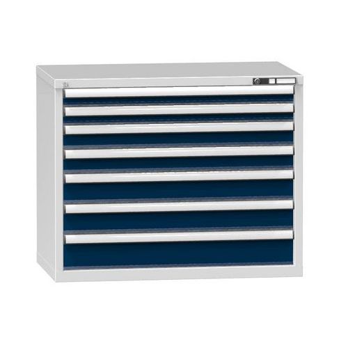Szafki szufladowe ZC7, 1037 x 600 x 840 mm - Szafka szufladowa ZC7, 1037 x 600 x 840 mm, szaro-ciemnoniebieska