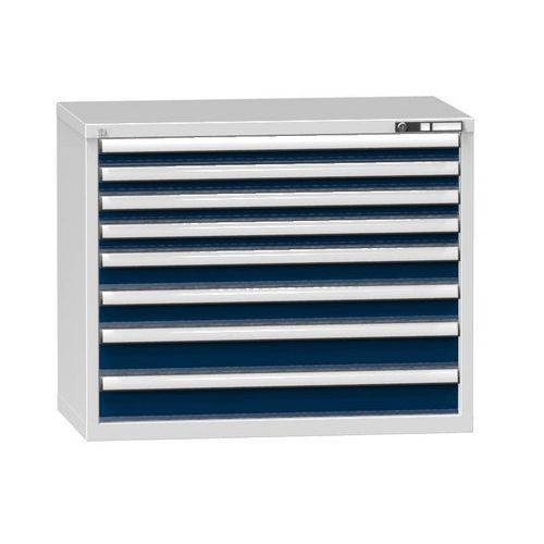 Szafki szufladowe ZC8, 1037 x 600 x 840 mm - Szafka szufladowa ZC8, 1037 x 600 x 840 mm, szaro-ciemnoniebieska